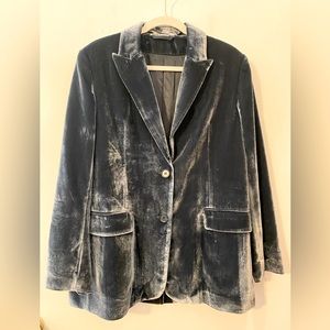 COS Velvet Blazer